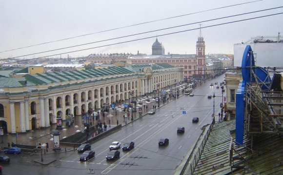 Панорама Невского проспекта с