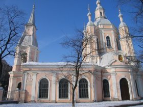 Фото Андреевского собора на Васильевском острове в Санкт-Петербурге Фото Андреевского собора на Васильевском острове в Санкт-Петербурге