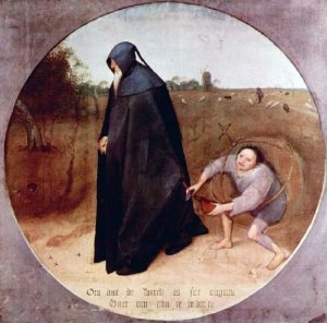 Описание картины Питера Брейгеля «Мизантроп»